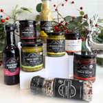 The Kitchen Essentials gift hamper for those who deserve the finest in gifts and the finest in flavours. Packed full of Australian made gourmet goodness, there's artisan goodness for everyone and every occasion, all presented in a Black premium gift box.  Satisfy your summer cravings with our Kitchen Essentials pack! From sweet and savoury sauces, you'll have everything necessary for all your entertaining needs at home or while grilling up a storm.