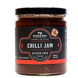 
                  
                    Josh and Sue Chilli Jam, Josh & Sue Chilli Jam, Crafted in Victoria, Australian 
                  
                