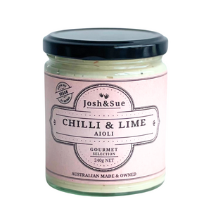 
                  
                    Vegan Chilli and lime Aioli, hand crafted in Victoria,
                  
                
