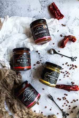 
                  
                    Josh&Sue Rose Harissa 180g Australia, Award Winning Harissa, Josh&Sue Rose Harissa Australia, Rose Harissa Paste, Australia, the essential ingredient to have in the pantry
                  
                