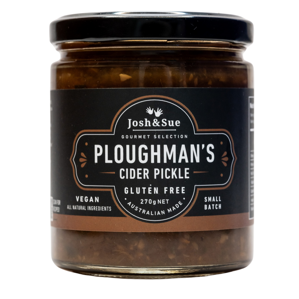 Josh&Sue Ploughman's Cider Pickle, Australian Made, Gluten Free