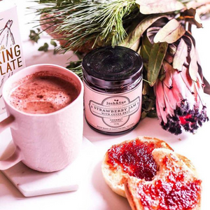 
                  
                    Strawberry Jam with Cuvee Brut, Australian owned and made, gluten free and Vegan.
                  
                