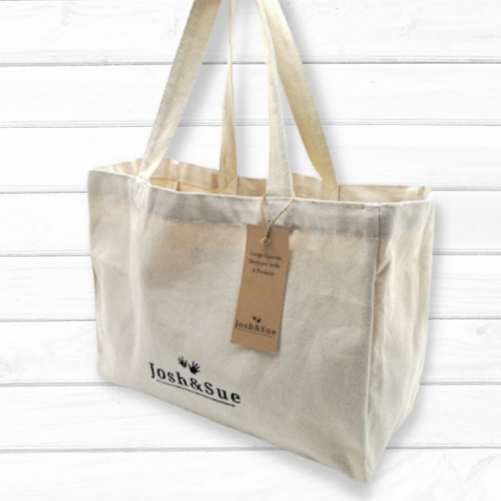 Large canvas 2025 shopper bag