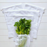 Josh&Sue Recycled Reusable Eco Friendly Produce Bags 6 Pack